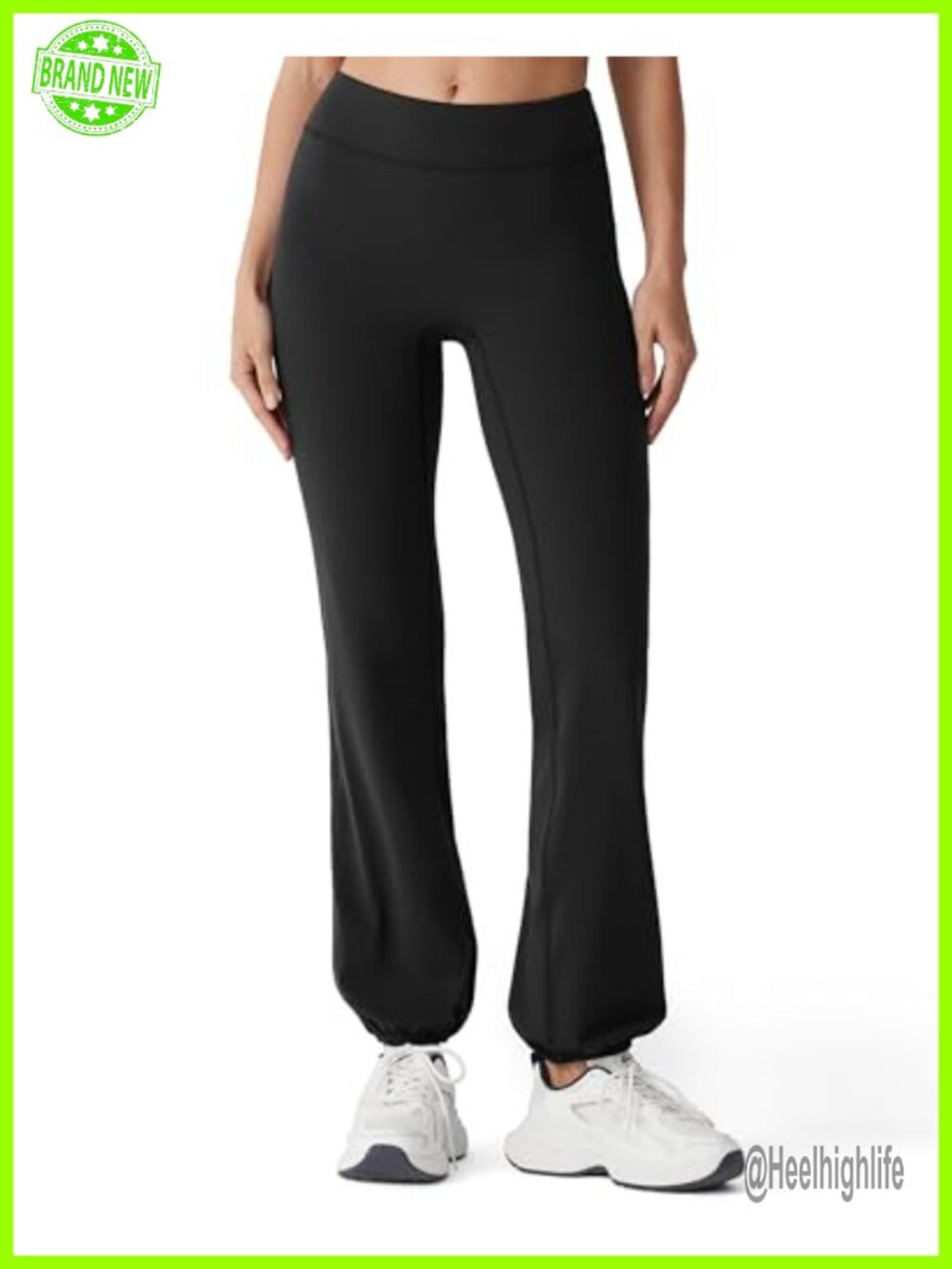 Women's High Waisted Bubble Joggers Yoga Pilates Dance Pants